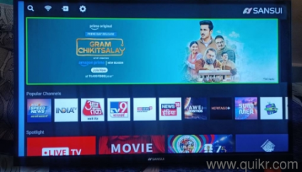 Sansui smart tv 32 inch with pre installed prime Netflix hotstar and more apps