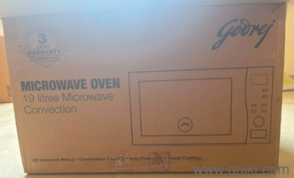 Moving Sale: Godrej 19L Convection Microwave Oven (Excellent Condition)