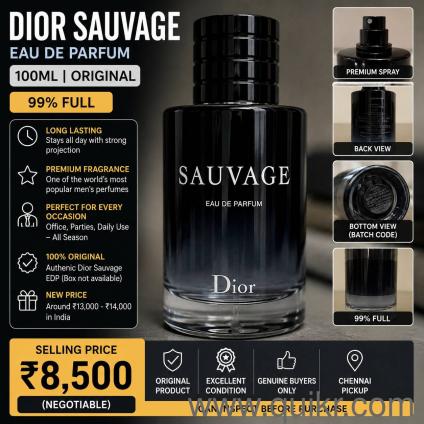 Dior Sauvage EDP 100ml purfume.