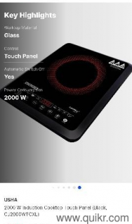 Usha 2000W Touch Panel Induction Cooktop (CJ2000WTCXL)  Brand New, Box Piece 