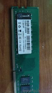 hi m selling my used DDR4 8GB & 4GB RAM