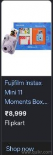 Insta X mini 11 moments box with 20 film