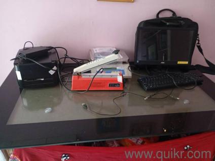 Desktop Computer, Barcode printer, weighing machine and sealer 