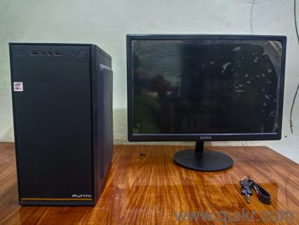 FULL WORKING BUILD PC CABINET WITH NEW 22inch TFT MONITOR (NEGOTIABLE)