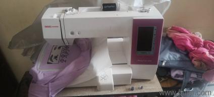 single embroidery machine usha janome 450 