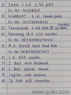 Customised desktop, with good configuration available in pic section.