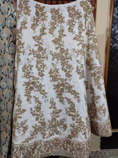 Heavy White Hyderabadi lahenga 