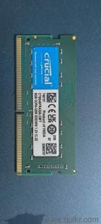 Crucial 8GB DDR4-3200 SODIMM Laptop RAM - Tested Working