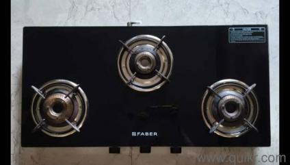 Faber Gas Stove with working condition, used rearly. almost new product - frequently used 