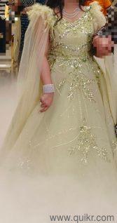 Partywear gown(Mint Green)