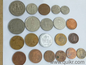 70 Assorted FOREIGN Coins  - Rs. 1,000/- Only.