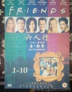 FRIENDS DVDs 1-10 Series. Total 59 DVDs. In good condition its like new.