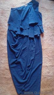 AAKAAR DESIGNAR ROYAL BLUE DRESS