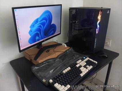Ryzen 5 5600G | 16GB RAM | SSD + HDD | LG 24" IPS Monitor | Complete PC Setup