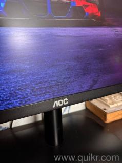 Urgent Sale: Full Computer Set with Table & AOC Monitor