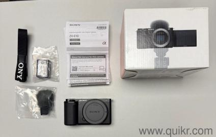 Sony Alpha ZV-E10 Mirrorless Digital Camera with complete kit WhatsApp 7641 924 560