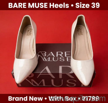 BARE MUSE Heels Size 39 - Brand New With Box - 1799