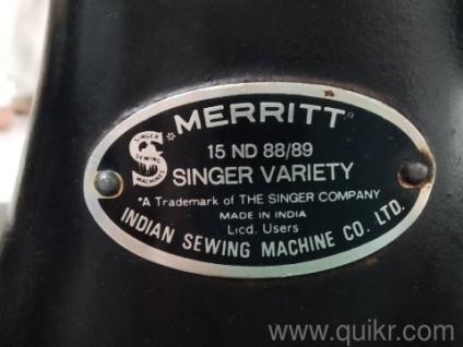 Singer Manual Sewing Machine Old & Very Good Working Condition  