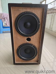 home made bt speaker 6.5 inch dual woofer chargeable battery with 12v adapter 