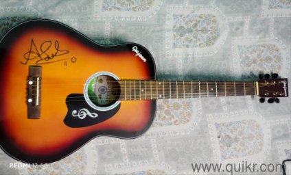 Rare Arijit Singh Autographed Acoustic Guitar (Givson) - With Proof