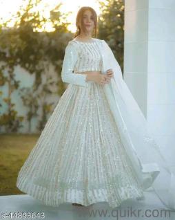 Fancy Designer Flared Sequinned Indo Western Party  Lehenga*