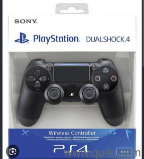 Sony Dualshock 4 Wireless Controller, V2 Jet black