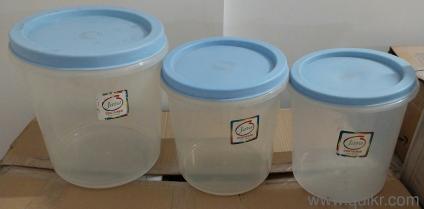 Set of 3 premium Pearlpet jars