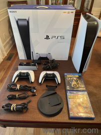Brand New Playstation 5 Console with controllers and CD games for sale 