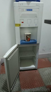 it is in good condition and it small storage and it has 3 water option hot cold and normal 