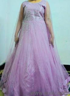 Lavender Party Wear Gown 