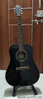 Fender Squier SA-105 Acoustic Guitar (Gloss Black)  Excellent Condition