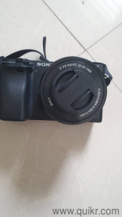 sony a6400 4k resolution camera with 16-50mm and 50mm portrait lenses.