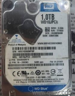 Laptop WD 1 tb hard disk/ hdd