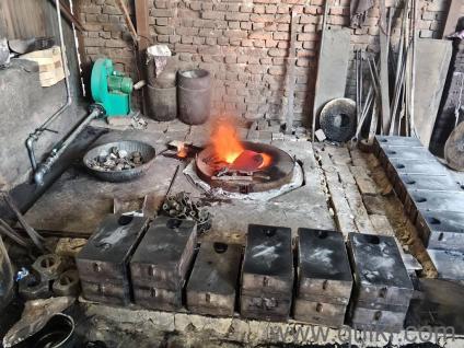 copper melting oil furnace 200kg 