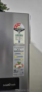  275-litre, 3-star double-door refrigerator in very good condition