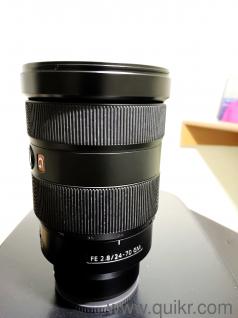 SONY LENS G- MASTER 24-70. Good working condition. Gentle, single used