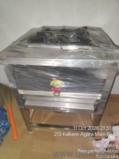 SS chart & shop counter & gas stove