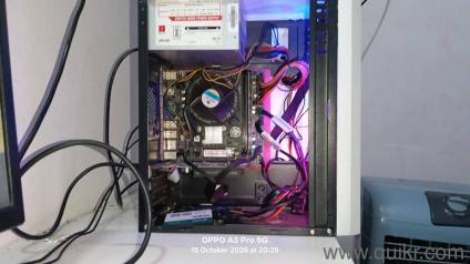 i5 3470 Desktop 8GB RAM White RGB Cabinet Win 10 Pro
