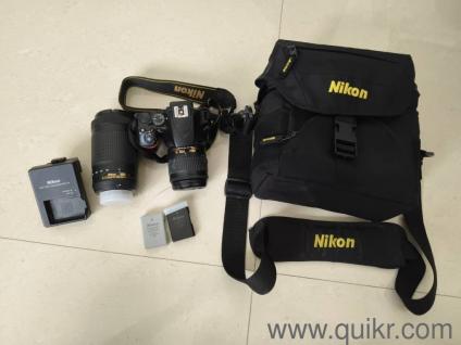 Nikon D3500 + 2 lens + 2 battery + charger + bag