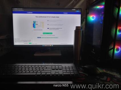 Almost New Gaming Computer Set with 27-inch Dell Monitor + RX 550 Graphics Card
