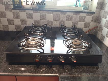 Glass Top 4 Burner Gas Stove