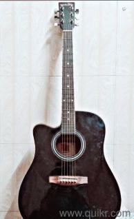 Black Wooden Guitar